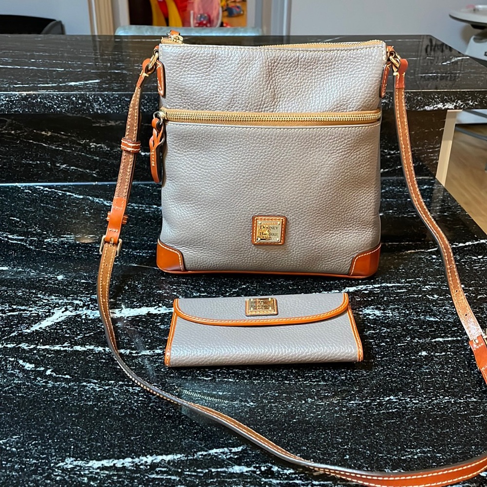 Dooney & Bourke Crossbody & Matching Wallet